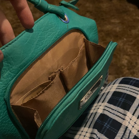 Teal purse from the KOLTJOV collections EST. 1988 - Picture 6 of 8